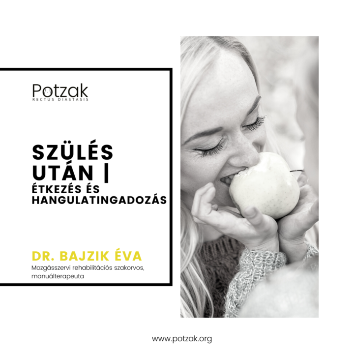 POTZAK Szétnyílt hasizom edzésprogram – étkezés és hangulatingadozás